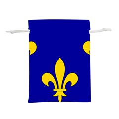 Ile De France Flag Lightweight Drawstring Pouch (M) from UrbanLoad.com Back