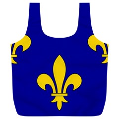 Ile De France Flag Full Print Recycle Bag (XXL) from UrbanLoad.com Back