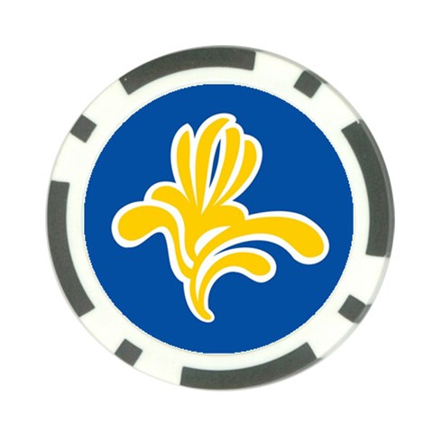 Brussels Poker Chip Card Guard (10 pack) from UrbanLoad.com Front