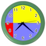Nitriansky Flag Color Wall Clock
