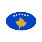 Kosovo Sticker Oval (10 pack)