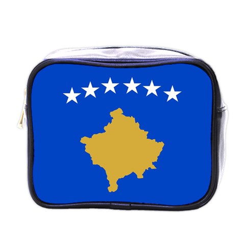 Kosovo Mini Toiletries Bag (One Side) from UrbanLoad.com Front