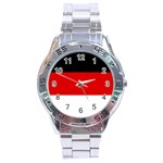 Berlin Old Flag Stainless Steel Analogue Watch