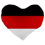Berlin Old Flag Large 19  Premium Heart Shape Cushions
