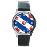 Frisian Flag Round Metal Watch