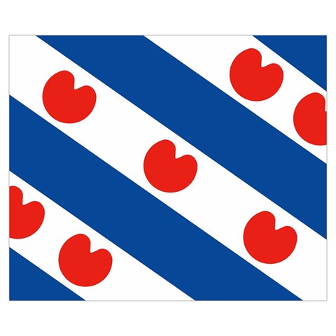 Frisian Flag Zipper Medium Tote Bag from UrbanLoad.com Front
