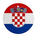 Croatia Round Ornament (Two Sides)