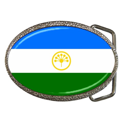 Bashkortostan Flag Belt Buckles from UrbanLoad.com Front