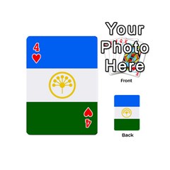 Bashkortostan Flag Playing Cards 54 Designs (Mini) from UrbanLoad.com Front - Heart4