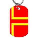 Normandy Flag Dog Tag (One Side)
