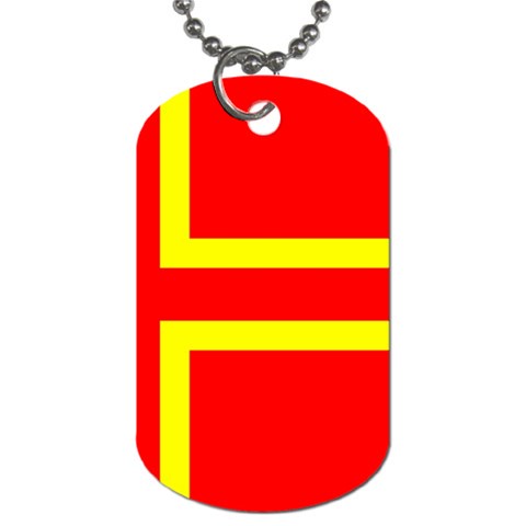 Normandy Flag Dog Tag (Two Sides) from UrbanLoad.com Front