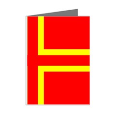 Normandy Flag Mini Greeting Cards (Pkg of 8) from UrbanLoad.com Right