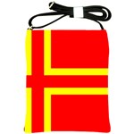 Normandy Flag Shoulder Sling Bag