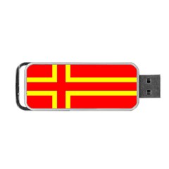 Normandy Flag Portable USB Flash (Two Sides) from UrbanLoad.com Back