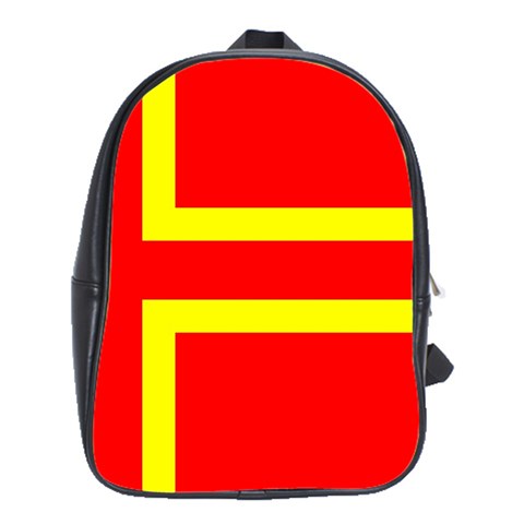 Normandy Flag School Bag (XL) from UrbanLoad.com Front