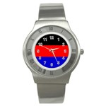 East Frisia Flag Stainless Steel Watch