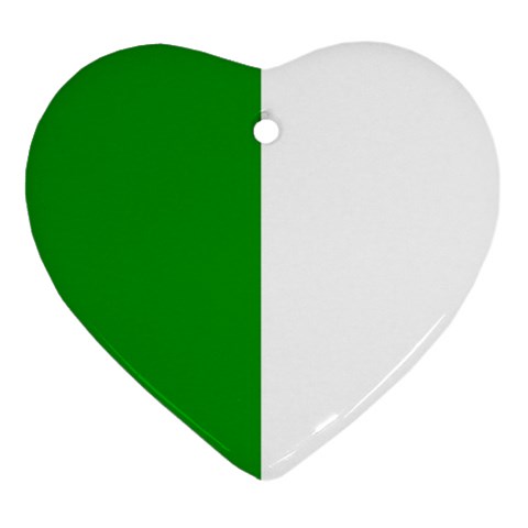 Fermanagh Flag Ornament (Heart) from UrbanLoad.com Front