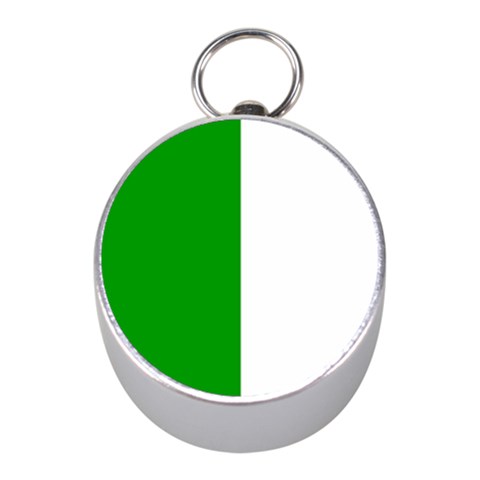 Fermanagh Flag Mini Silver Compasses from UrbanLoad.com Front