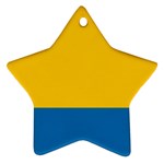 Opolskie Flag Star Ornament (Two Sides)