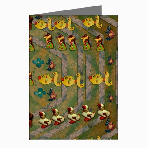 Fishes Admires All Freedom In The World And Feelings Of Security Greeting Cards (Pkg of 8) from UrbanLoad.com Left
