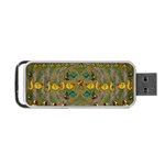 Fishes Admires All Freedom In The World And Feelings Of Security Portable USB Flash (One Side)
