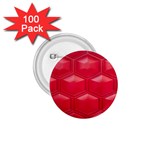 Red Textured Wall 1.75  Buttons (100 pack) 