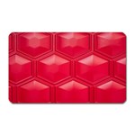 Red Textured Wall Magnet (Rectangular)