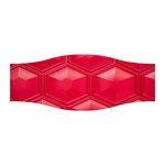 Red Textured Wall Stretchable Headband