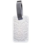 Plaster Background Floral Pattern Luggage Tag (one side)