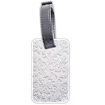 Plaster Background Floral Pattern Luggage Tag (two sides)