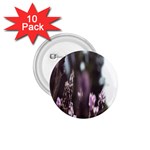 Purple Flower Pattern 1.75  Buttons (10 pack)