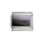 Rain On Glass Texture Italian Charm (9mm)