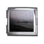 Rain On Glass Texture Mega Link Italian Charm (18mm)