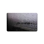 Rain On Glass Texture Magnet (Name Card)