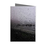 Rain On Glass Texture Mini Greeting Cards (Pkg of 8)