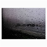 Rain On Glass Texture Large Glasses Cloth (2 Sides)