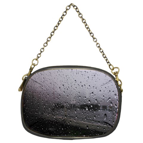 Rain On Glass Texture Chain Purse (Two Sides) from UrbanLoad.com Front