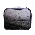 Rain On Glass Texture Mini Toiletries Bag (One Side)