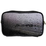 Rain On Glass Texture Toiletries Bag (One Side)