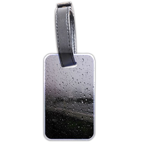 Rain On Glass Texture Luggage Tag (two sides) from UrbanLoad.com Front