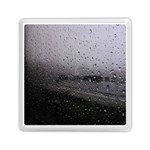 Rain On Glass Texture Memory Card Reader (Square)