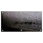 Rain On Glass Texture Banner and Sign 6  x 3 