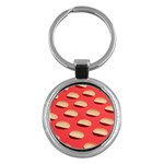Stackable Chips In Lines Key Chain (Round)