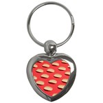 Stackable Chips In Lines Key Chain (Heart)