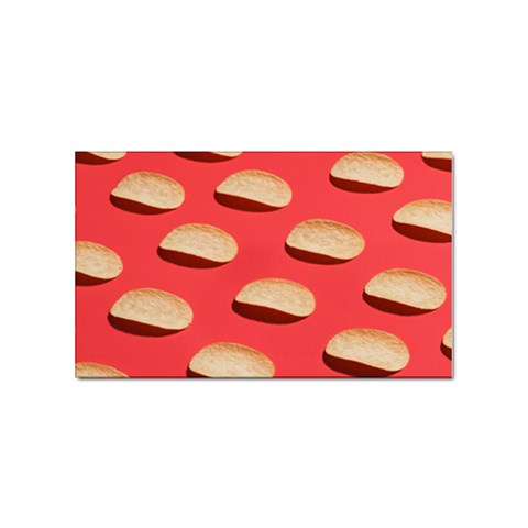 Stackable Chips In Lines Sticker Rectangular (10 pack) from UrbanLoad.com Front