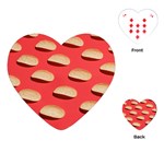 Stackable Chips In Lines Playing Cards Single Design (Heart)