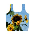 Sunflower Flower Yellow Full Print Recycle Bag (M)