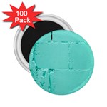 Teal Brick Texture 2.25  Magnets (100 pack) 