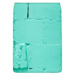 Teal Brick Texture Removable Flap Cover (L)