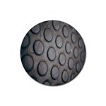 Texture Pattern Wallpaper Rubber Round Coaster (4 pack)
